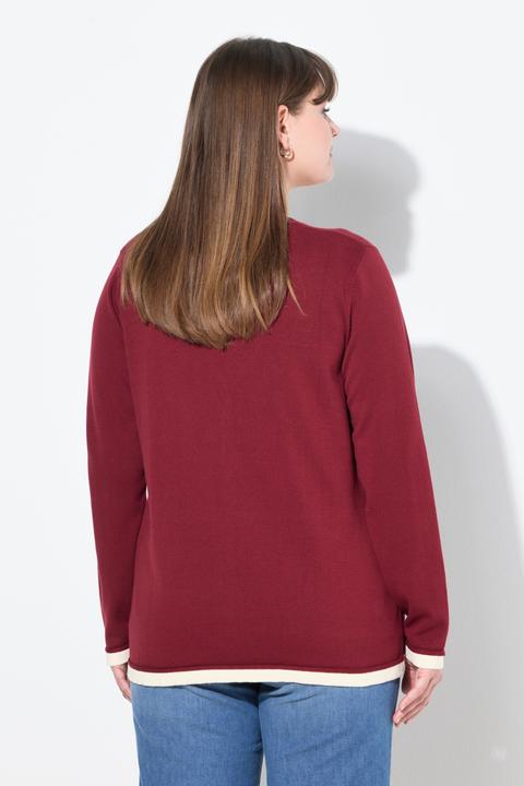 Produktbild Ulla Popken Strickjacke, V-Ausschnitt, Langarm (50, 52)