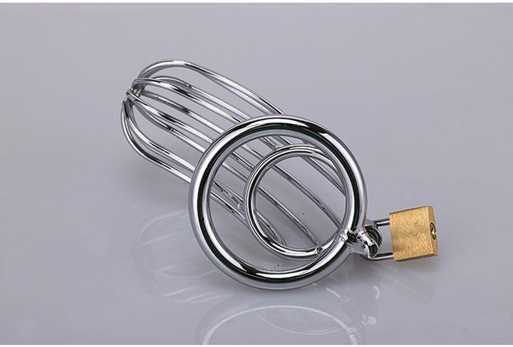 Actual product image XXdreamSToys Metal Cock Cage Banana Shape