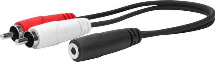 Produktbild Vivolink PROMJFRCAM0.2 Audio-Kabel 2 x RCA (0.20 m, 3.5mm Klinke (AUX))