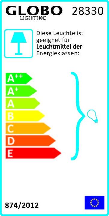 Etichetta energetica Globo Pietra (E14)