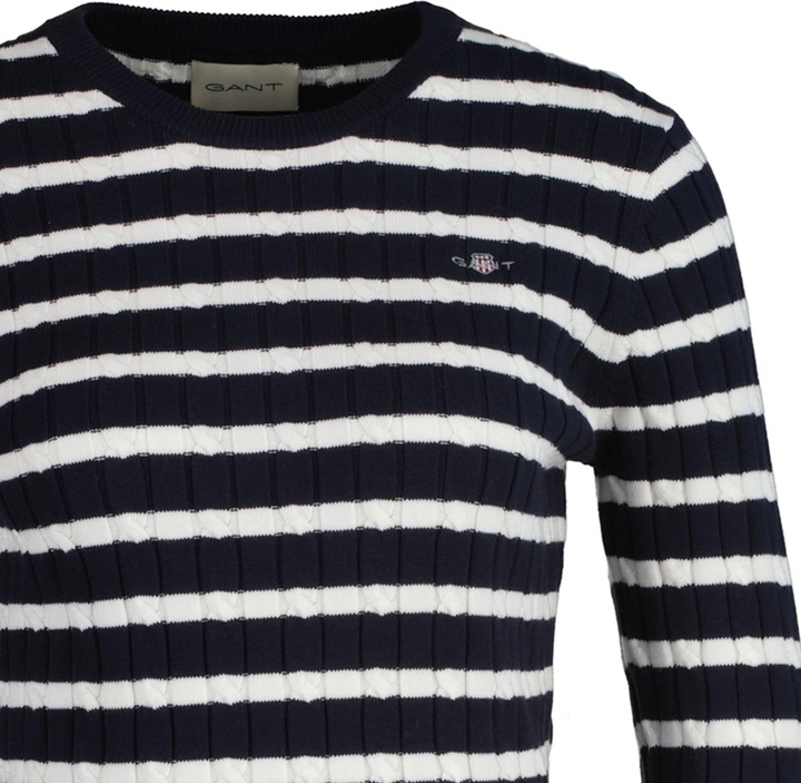 Immagine prodotto GANT Stretch Cotton Cable Stripe C-Neck (M)