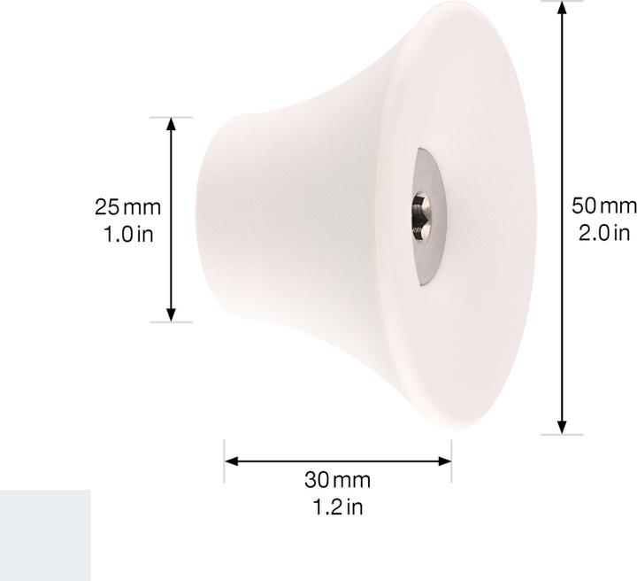 Actual product image Wagner System design yourself coat hook TULIP GH 0314 with 1 hook grey, 1 pc.