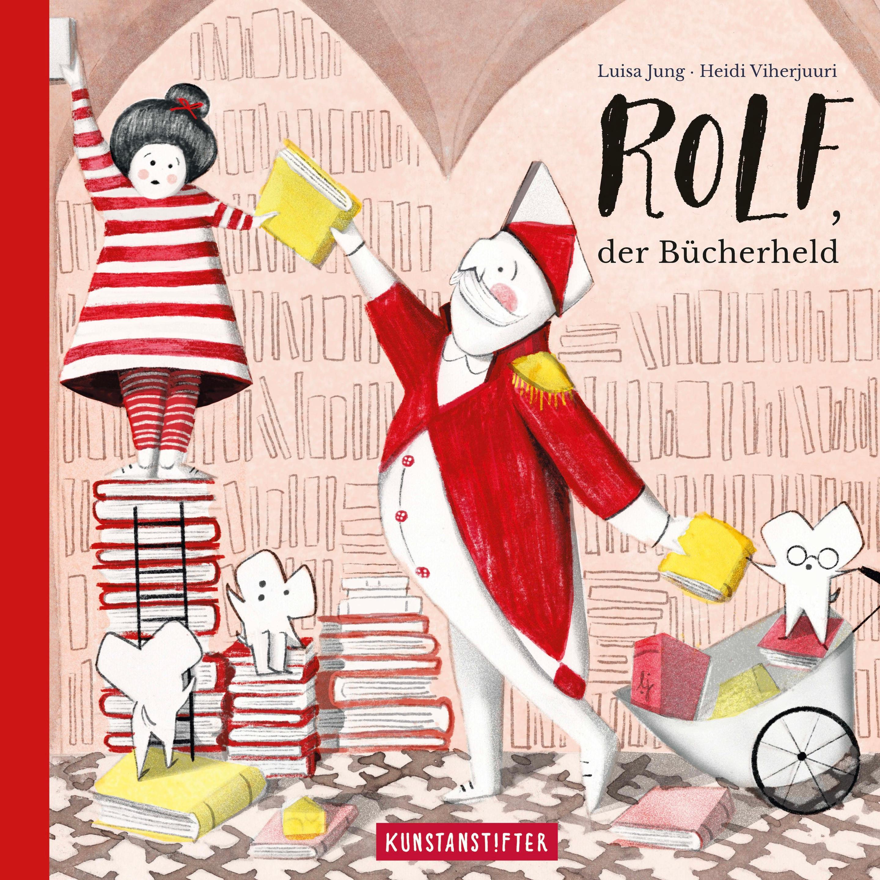 Rolf, der Bücherheld, Kinderbücher von Heidi Viherjuuri