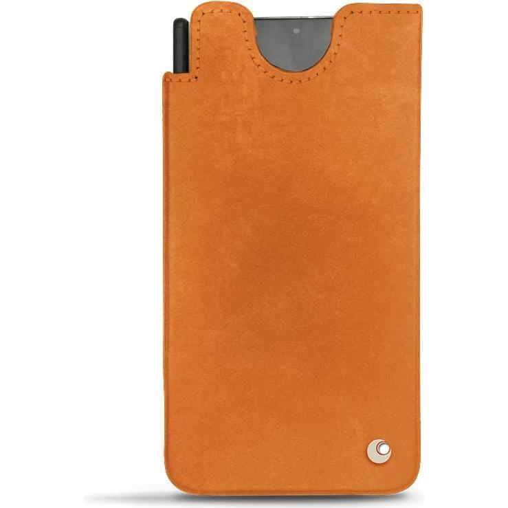 Noreve Lederschutzhülle (Samsung Galaxy S21 Ultra), Smartphone Hülle, Orange