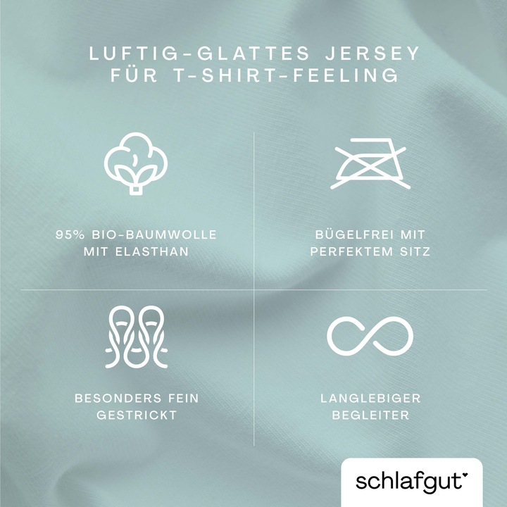 Produktbild schlafgut Knitted Jersey (Duvetbezug, 155 x 220 cm)