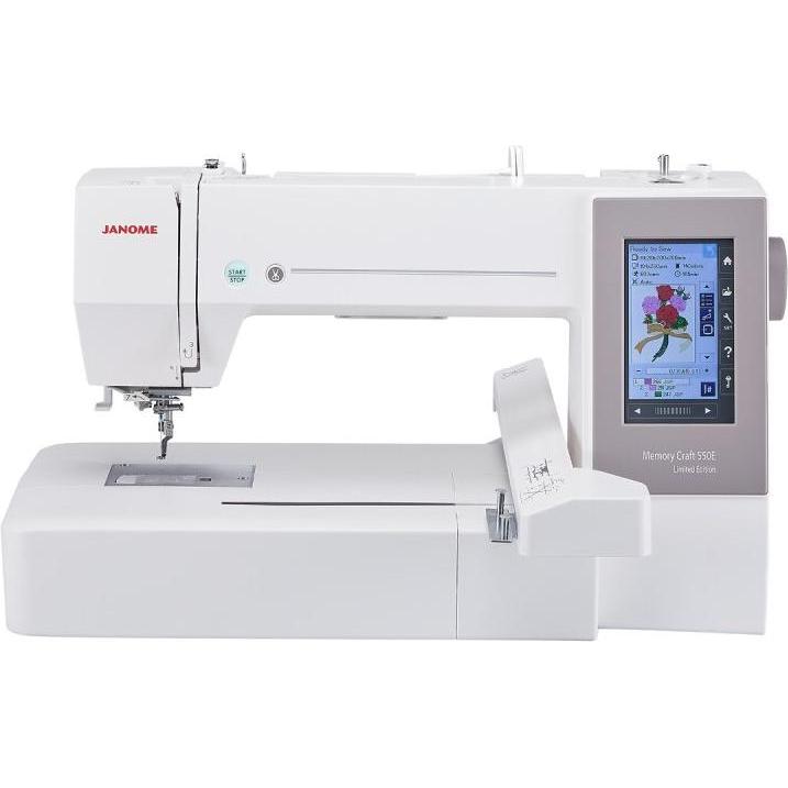 Janome MC 550e, Macchina da cucire, Bianco