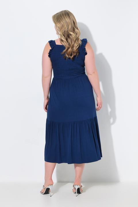 Image du produit Miamoda Robe midi smockée, modèle sans manches (58)