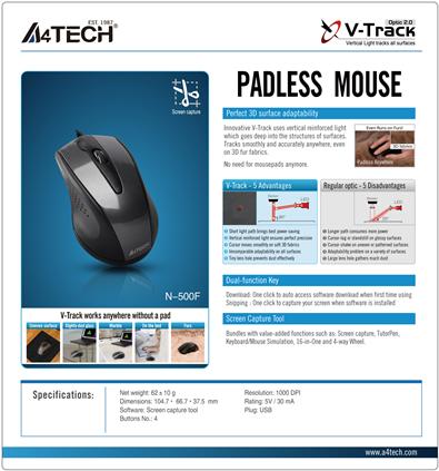 Produktbild A4Tech MH3 (Kabelgebunden)