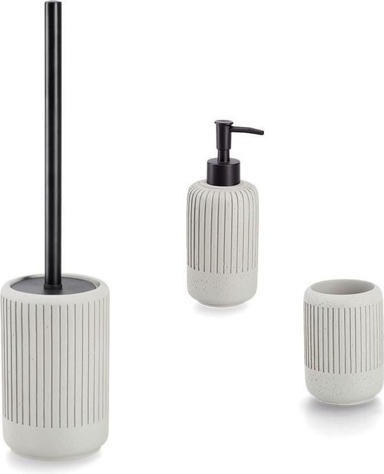 Produktbild Zeller Present Zahnputzbecher "Zement", Zement, hellgrau
