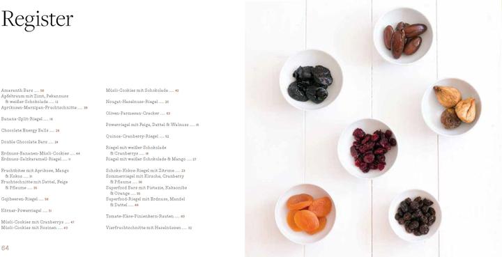 Produktbild Müsliriegel und Fruchtschnitten (Deutsch, Nileen Marie Schaldach, 2017)