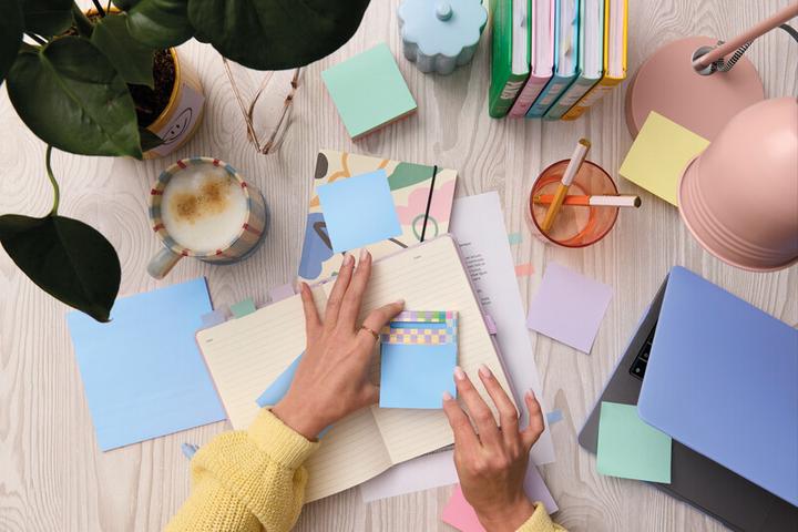 Actual product image Post-it Super Sticky Haftnotizen Z-Notes Recycling (76 x 76 mm)