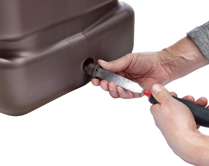 Produktbild 4rain SLIM WOOD DECOR Wandtank 350 Liter darkwood (350 l)