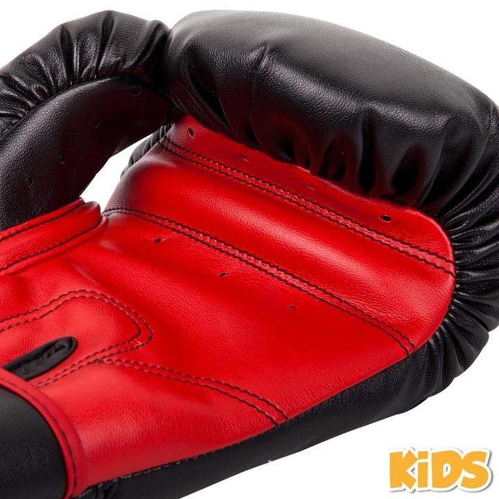 Actual product image Venum Contender Kids Boxing Gloves - Black-Red (4 OZ, One size)