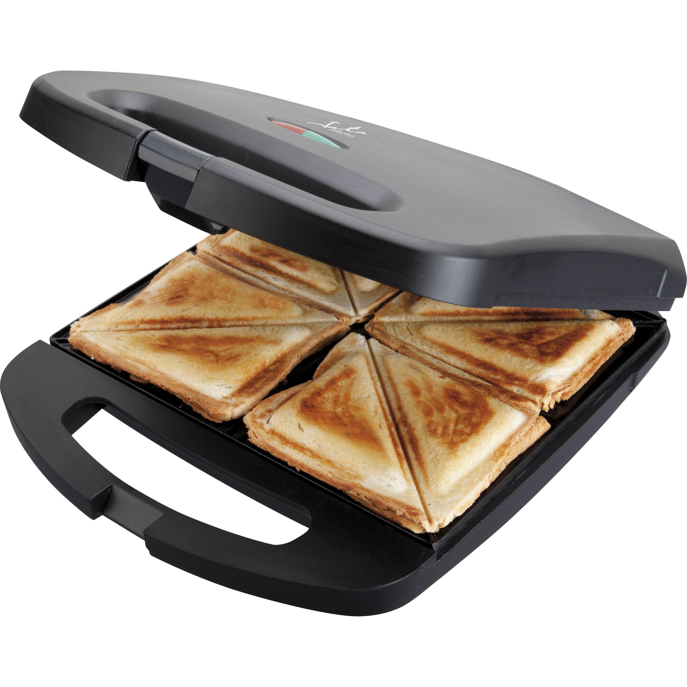 Jata Sandwich Maker, Toaster, Schwarz