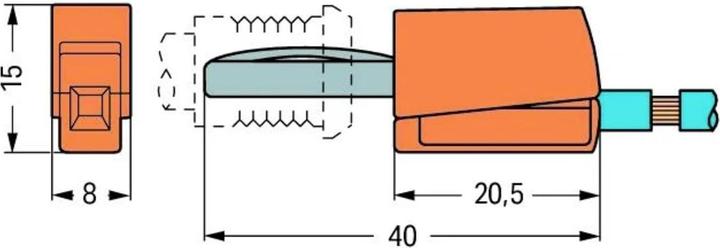 Image du produit Wago Fiche banane