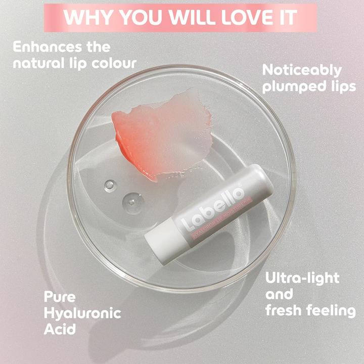 Actual product image LABELLO Hyaluron Lip Moisture Plus Sheer Ros - Lip Balm 5.2g (Lip balm, Lip Care Stick)