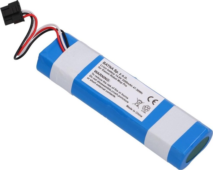 Productafbeelding Xiaomi Dweilrobot Pro INR18650 MA1-4S1P-SC | Oplaadbare batterij | 3200mAh 47,36Wh (1 Pcs., 18650, 3200 mAh)
