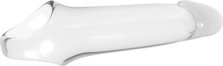 Actual product image Dreamtoys Dream Toys Ramrod 19.3 cm Extender With Ball Strap Clear