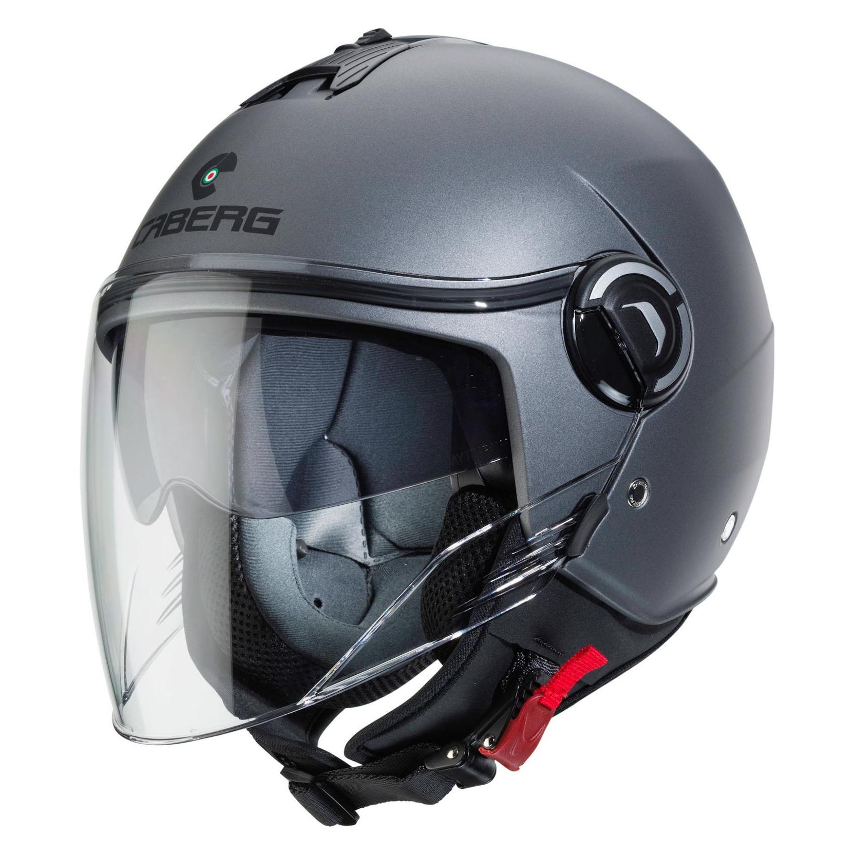 Caberg, Motorhelm, Riviera V4X Mono Matt Gun Metal Xxl (Xxl, 63 - 64 cm)
