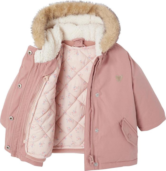 Immagine prodotto Vertbaudet Parka con cappuccio 3-in-1 baby, con giacca trapuntata staccabile (68)