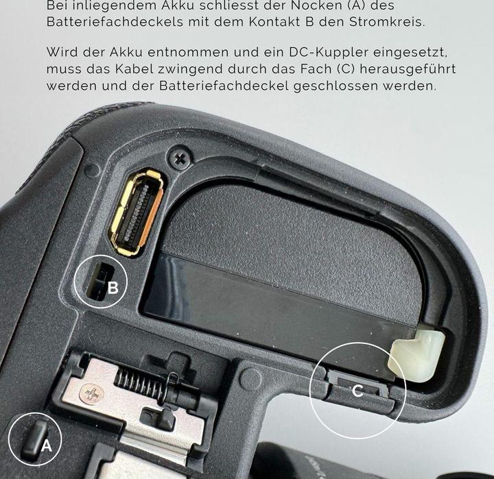 Immagine prodotto Patona USB-C Input Akku-Adapter LP-E6NH (Accoppiatori in corrente continua)