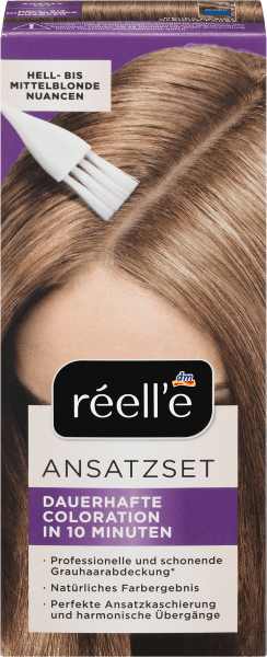Actual product image Réell‘e Hair Color Starter Set Light Medium Blonde 9.0, 1 pc (Light-medium blonde)