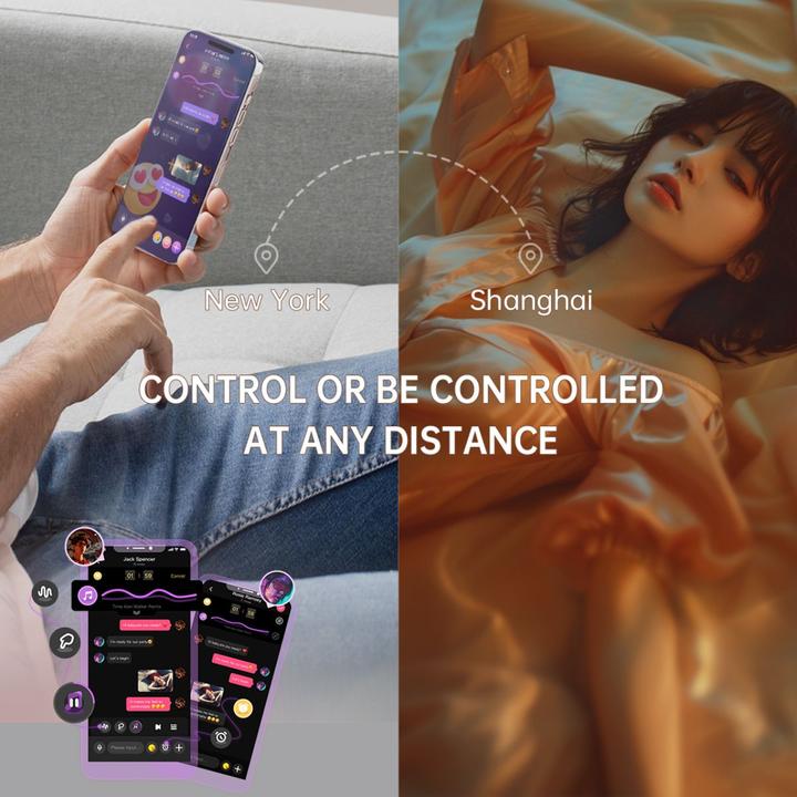 Actual product image Magic Motion - Magic Flamingo Max Vibrating Egg - Blue