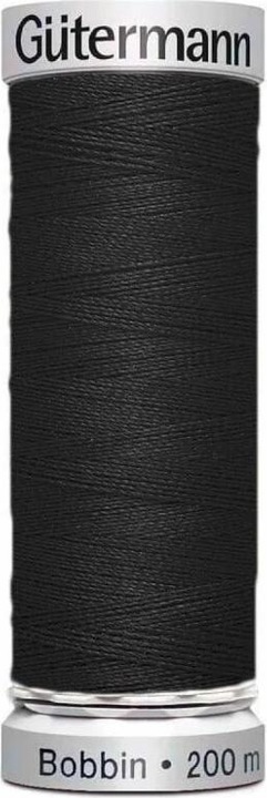 Produktbild Gütermann Bobbin Untergarn 200 m 1005 schwarz (200 m)