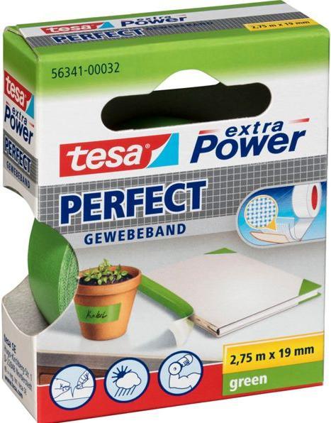 Produktbild tesa EXTRA POWER PERFECT Gewebeband, gewebeverstärktes Ductape (19 mm)