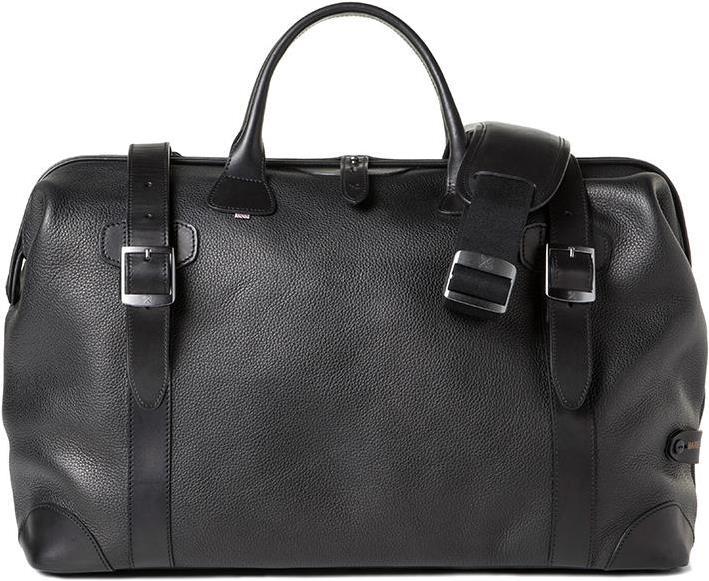 Produktbild Barber Shop Quiff Doctor Bag Leder Schwarz (Kamera Schultertasche)