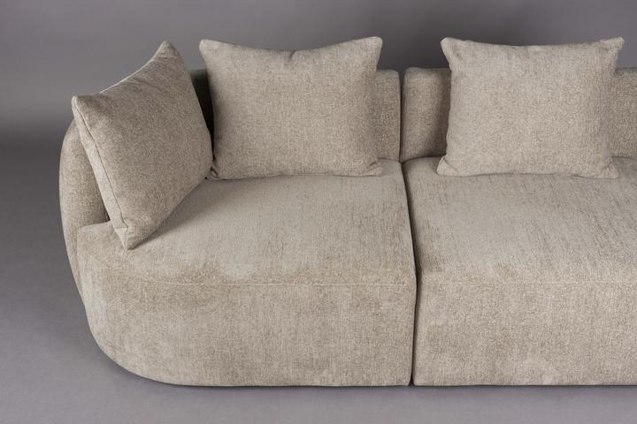 Actual product image Dutchbone Rocca Sofa 4,5-Seater Cappuccino