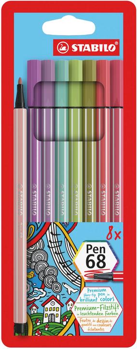 Produktbild STABILO Pen 68 (8x)