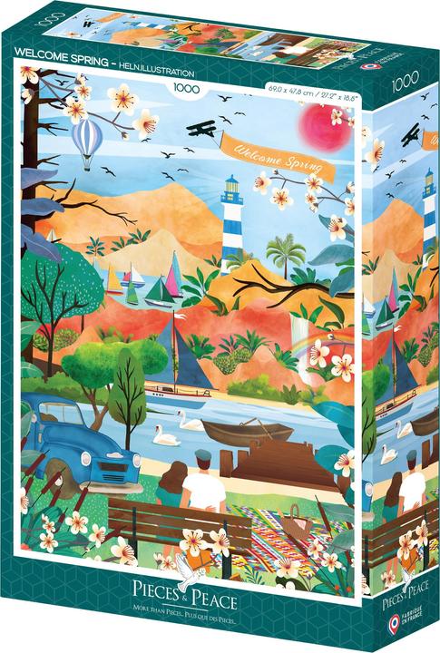 Produktbild Pieces & Peace Puzzle 500 pieces test (1000 Teile)