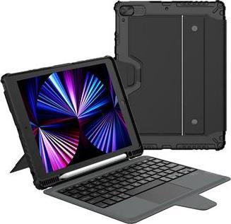 Productafbeelding Nillkin etui met toetsenbord voor Ipad 10.2 " (Zwart) (Apple iPad 2019 (7e generatie), Apple iPad 2020 (8e generatie), Apple iPad 2021 (9e generatie))