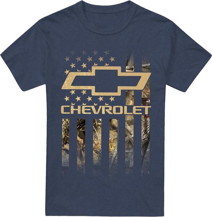 Produktbild Chevrolet Camo Flag TShirt meliert (M)