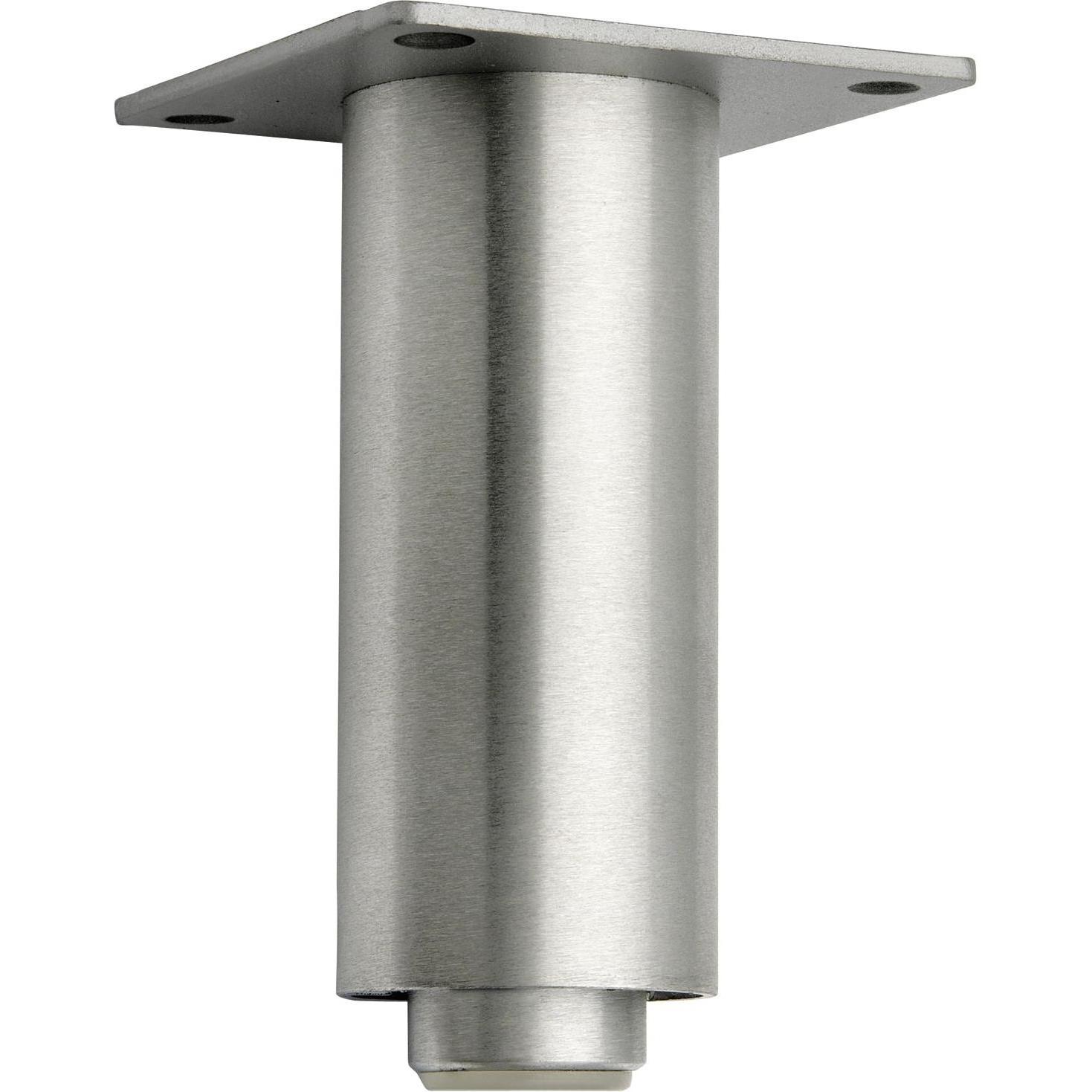 Simausrom, Tischbeine + Tischgestell, Möbelfuss Dekorfuss Tischfuss ø 30 mm Länge 160 mm Aluminium gebürstet