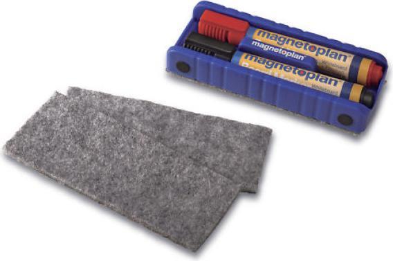 Actual product image Magnetoplan Board eraser with board markers