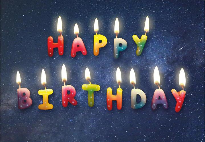 Image du produit Carte d'anniversaire - Bougies Happy Birthday (1 pcs)