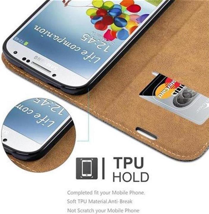 Produktbild Cadorabo Book Bast Optik Cover (Samsung Galaxy S4)