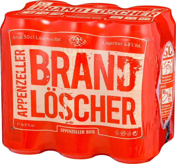 Produktbild Appenzeller Bier Brand Löscher 6 x 0.50 l (6 x 50 cl)