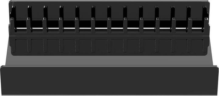 Actual product image Elevar CD Flipper 12 CDs/DVDs/Blu-rays Acryl Schwarz 1 St. (B x H x T) 250 x 45 (CDs)