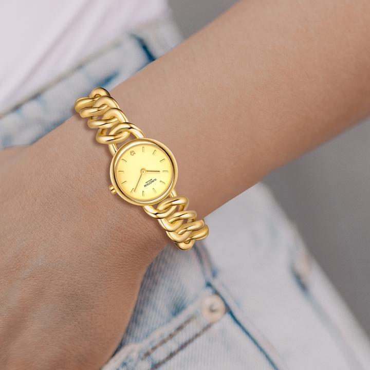 Produktbild Glanzstücke München Damen Quarzuhr gelbgold Edelstahl gelbgold - 38074 (25 mm)