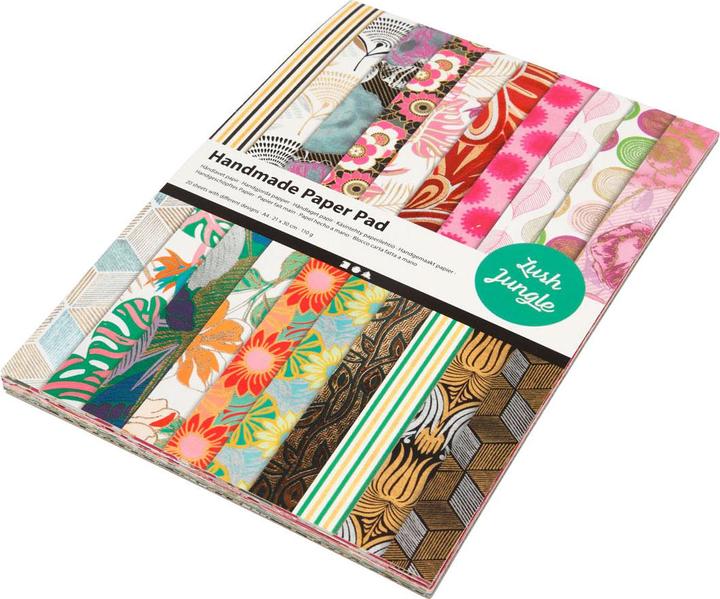 Actual product image Creativ Company Handmade paper A4 20 sheets, multicoloured (110 g/m², 20x)