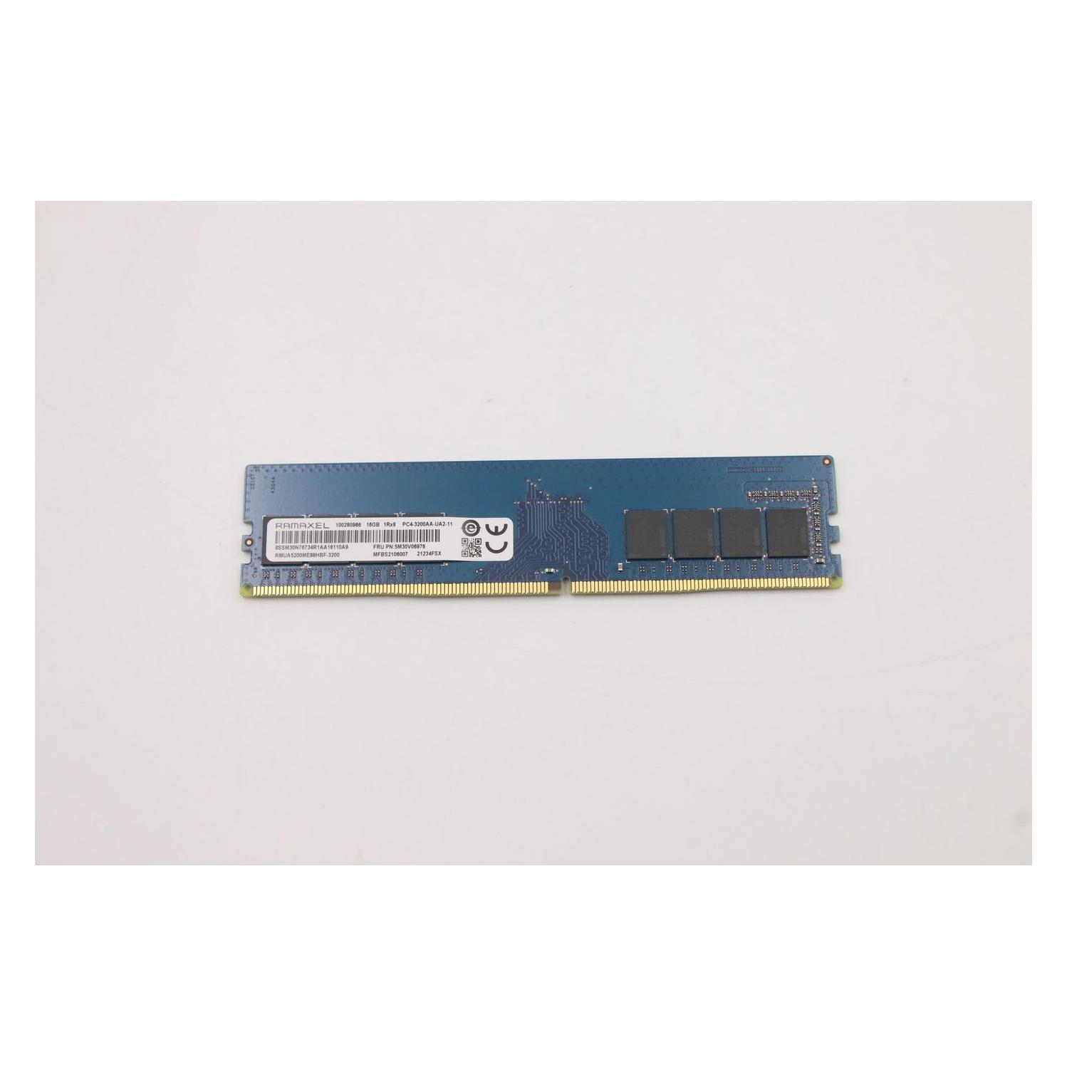 Lenovo UDIMM,16GB,DDR4,3200,Ramaxel (1 x 16GB, 3200 MHz, DDR4-RAM), RAM