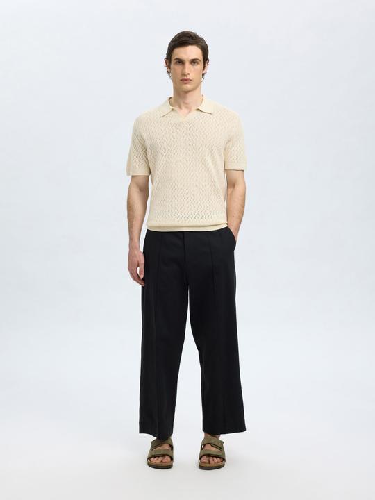 Produktbild Selected Häkel-Look Polohemd aus Strick (XL)