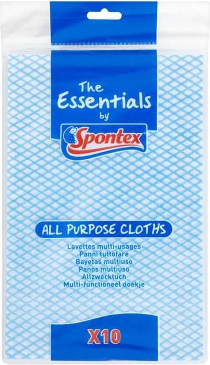Image du produit Spontex Lingettes nettoyantes Essentials pack de 10 (10 pcs)