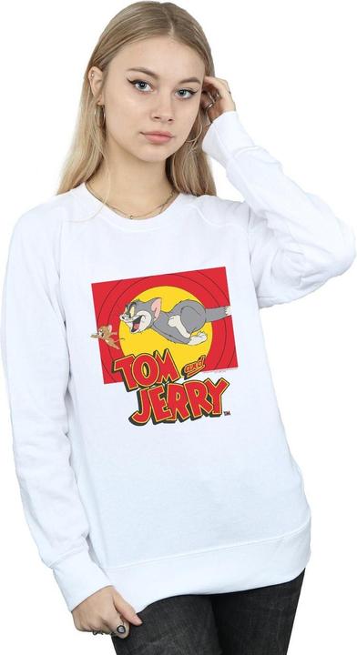 Actual product image Tom & Jerry Womens/Ladies Chase Scene Sweatshirt (XXL)