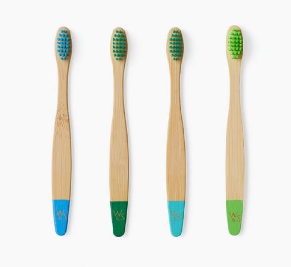 Immagine prodotto Wild and Stone Set di spazzolini da denti in bambù per bambini (Morbido)