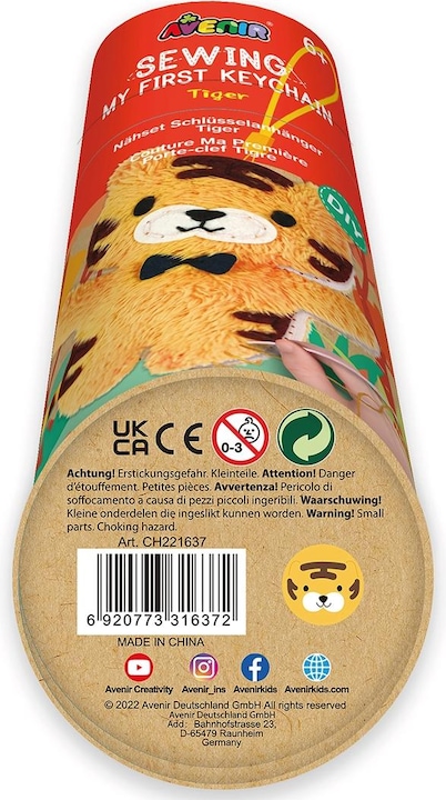 Produktbild Avenir Nähset Schlüsselanhänger Tiger