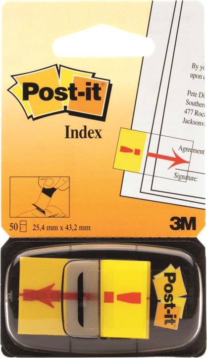 Actual product image Post-it Index Tabs Icon (43.20 x 25.40 mm)